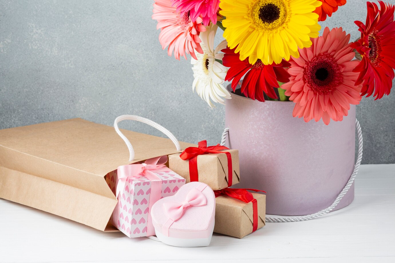 cubo flores gerbera papeles cajas regalo 23 2148268290